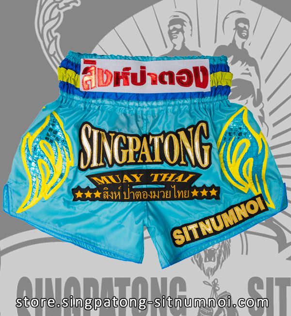 Muay Thai Shorts SINGPATONG CLASSIC SKYBLUE